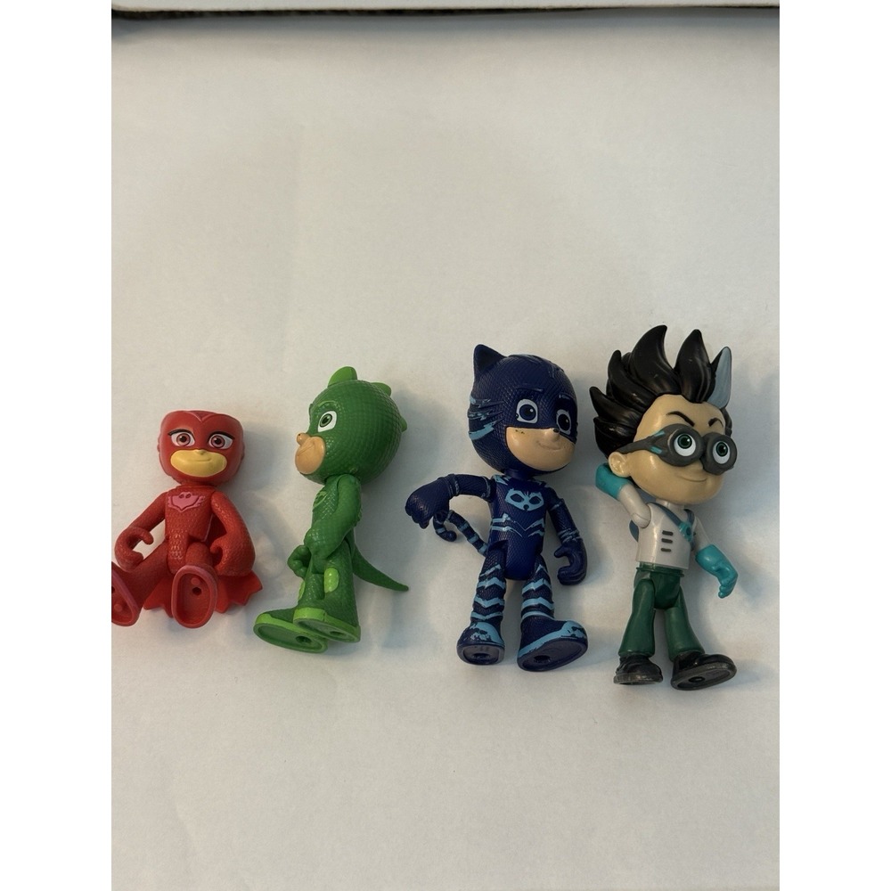 Disney PJ Masks  Action Figures Catboy Owlette Gekko Romeo‎ Set Of 4
